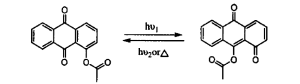 Polycyclic quinones color change reaction