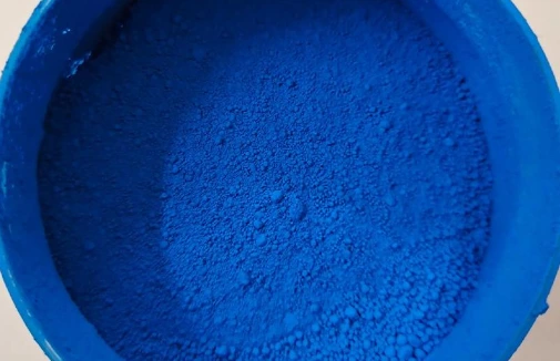 Blue fluorescent paint